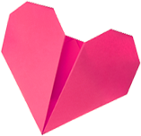 Origami heart