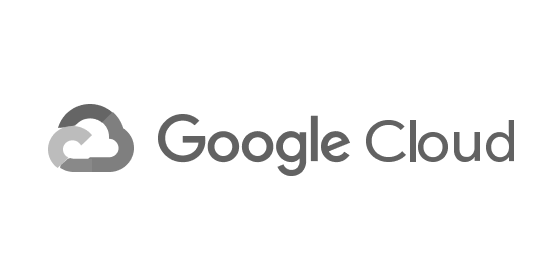Schwarzes Google Cloud-Logo