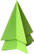 Origami tree