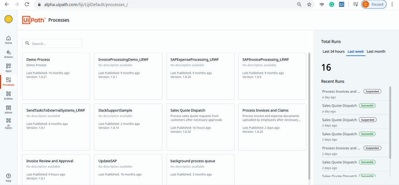 uipath task capture actions processes