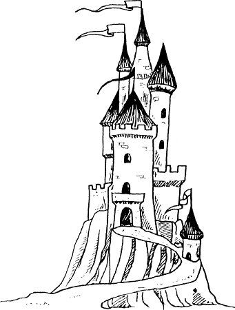 a drawn castle