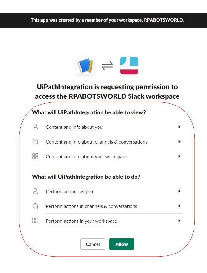 slack-integration-services-connection-permission