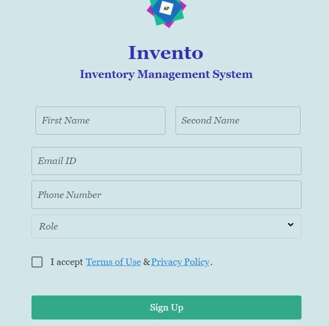 The Sign Up Page