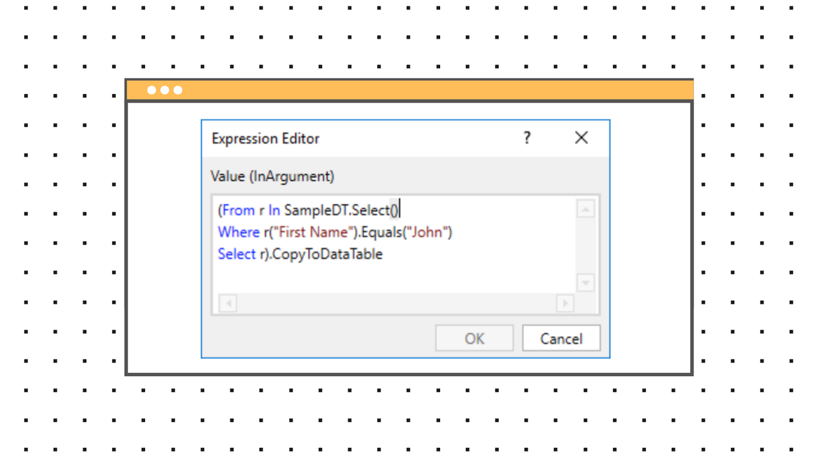 expression editor 2