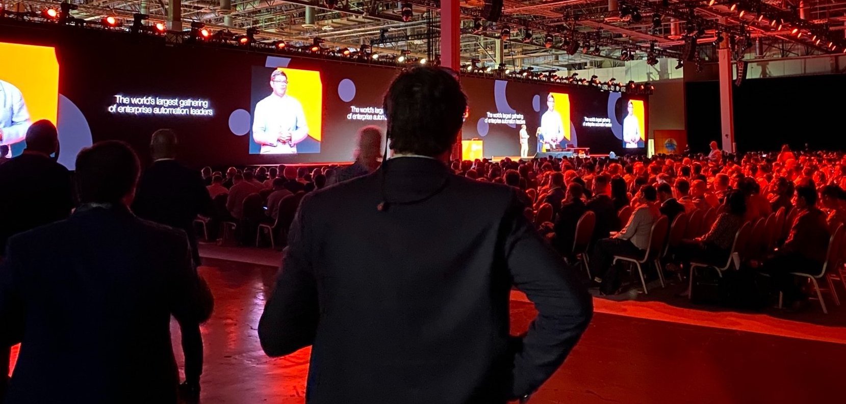 UiPath FORWARD 5 automation conference 2022 keynote audience