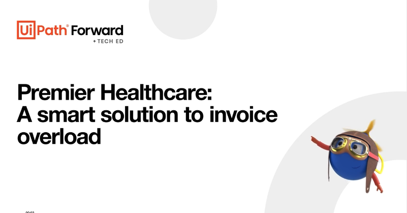 Premier Healthcare: A smart solution to invoice overload
