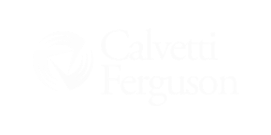 Calvetti Ferguson logo white