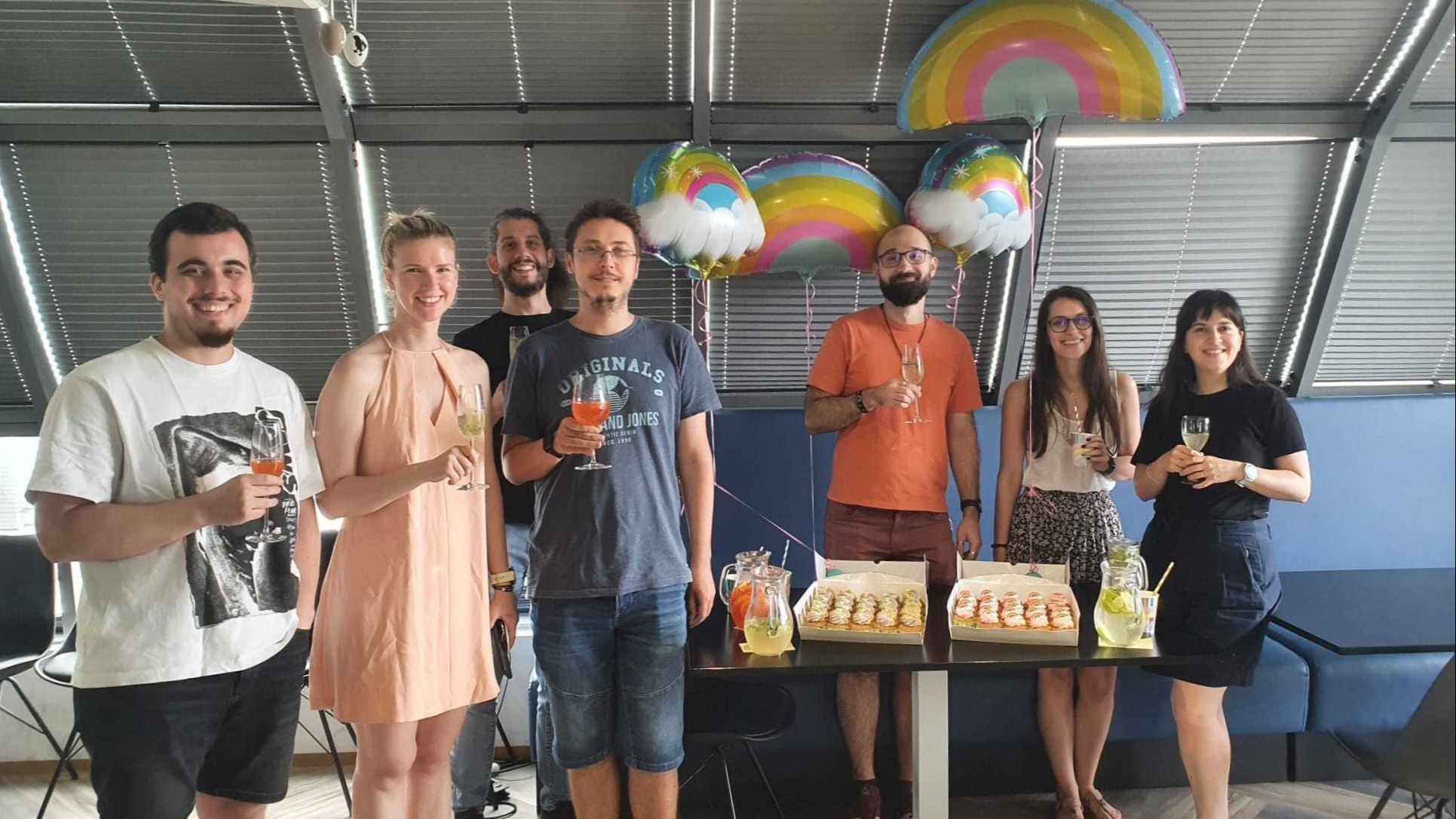 a group photo of the Pride celebration in Cluj-Napoca