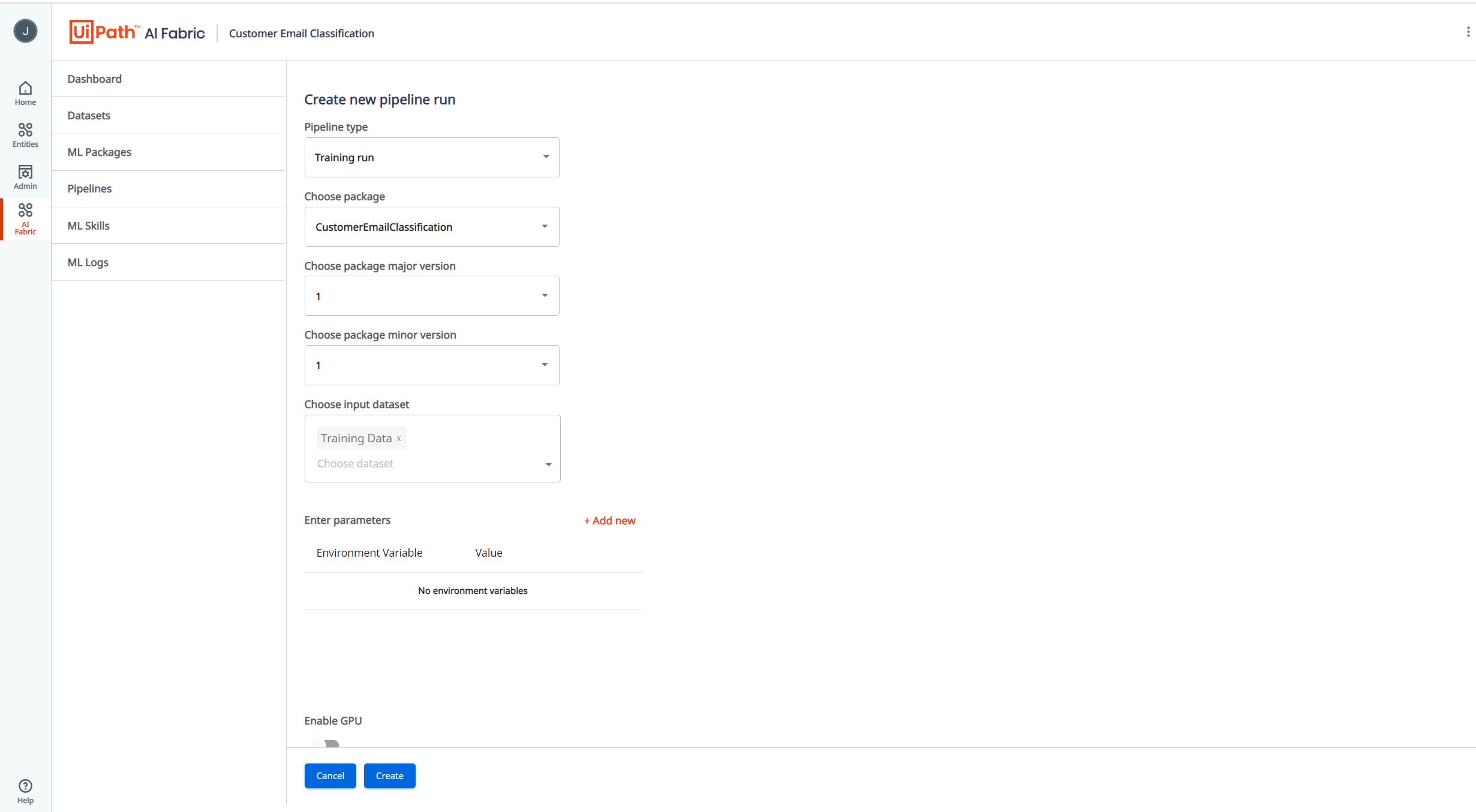 improve machine learning models uipath ai