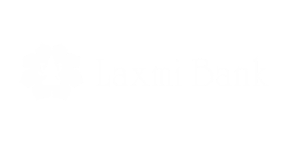 Laxmi Bank Logo White