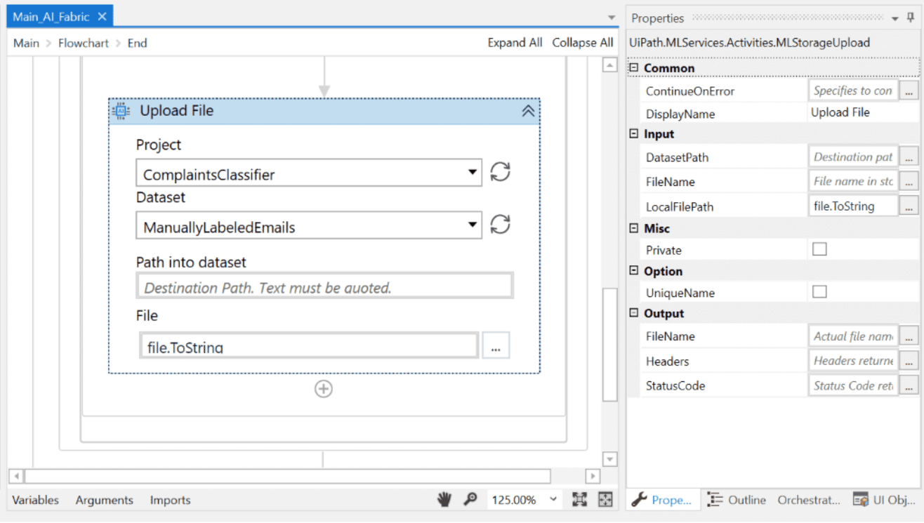 upload data ai starter model retraining