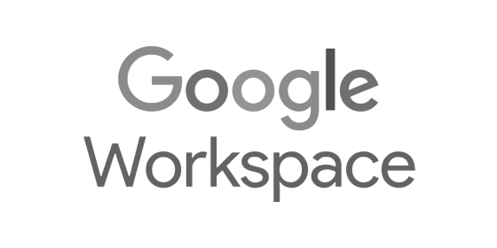 Schwarzes Google Workspace-Logo