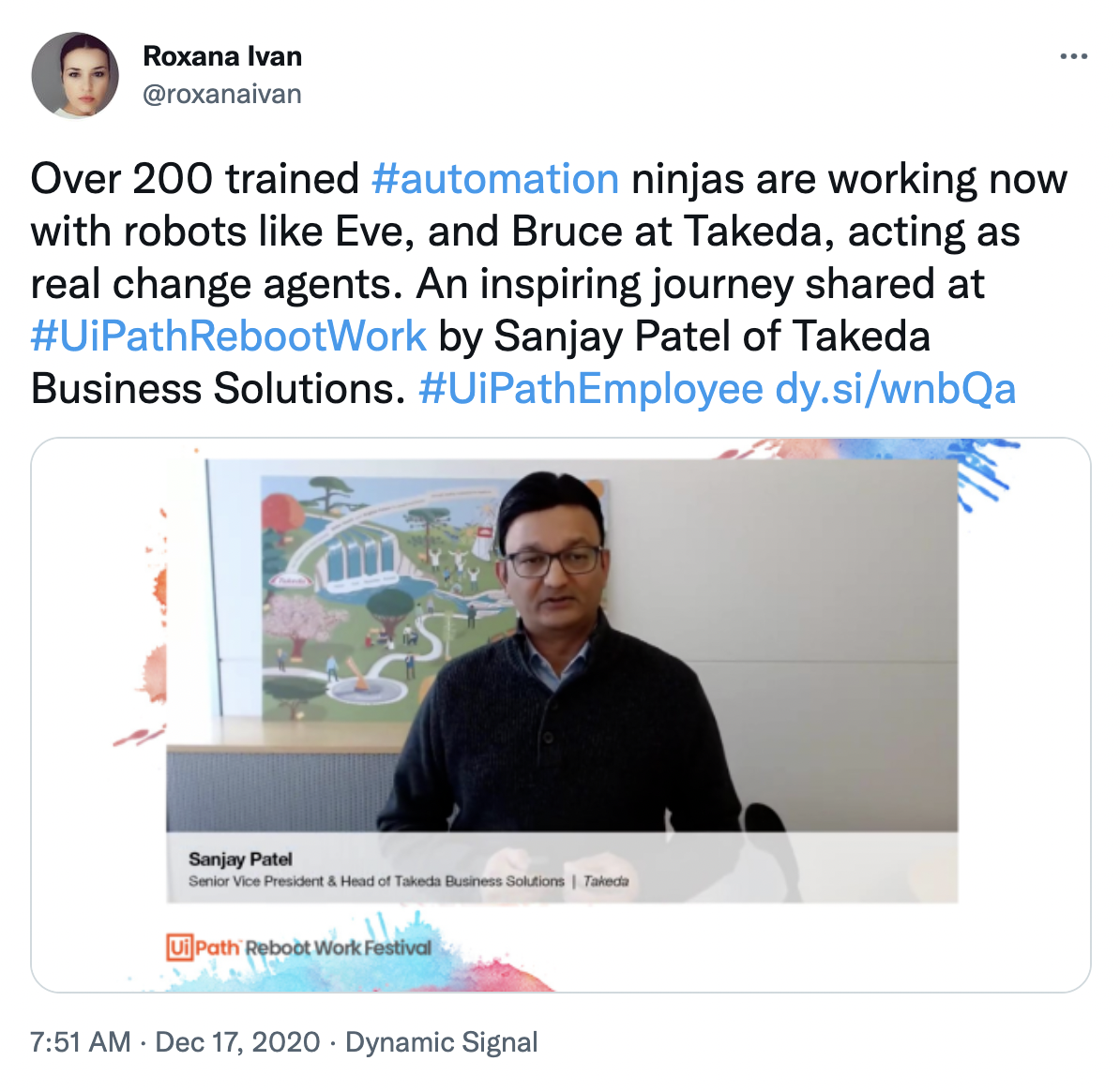 uipath reboot work festival twitter post december 17 2020