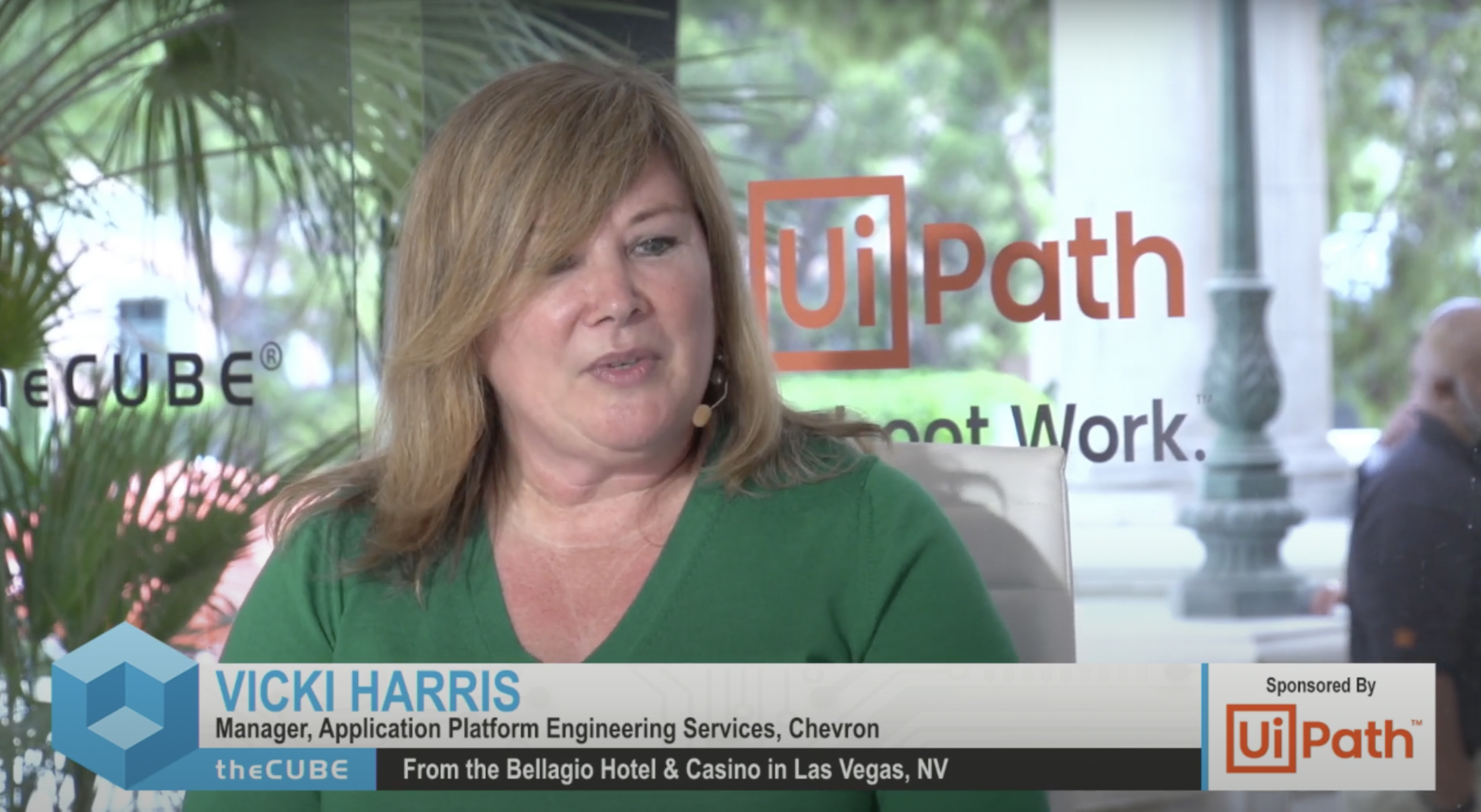 vicky harris chevron automation thecube inteview uipath forward iv conference