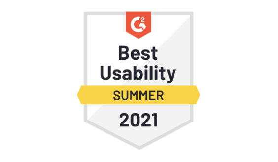 G2 Crowd - UiPath named Best Usability 2021