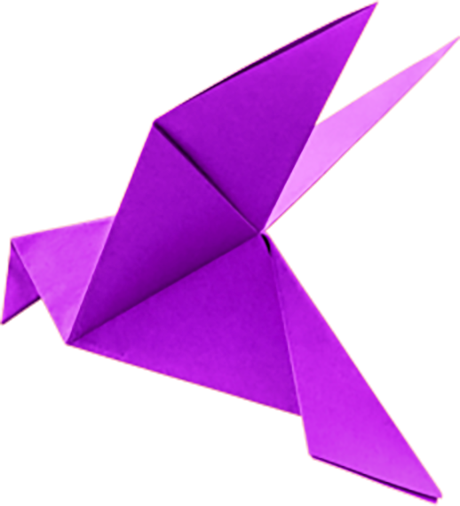 Origami bird