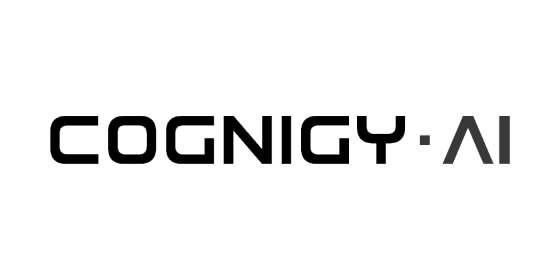Logotipo do Cognigy em escala de cinza
