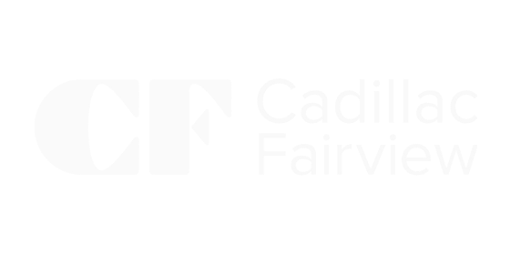 Cadillac Fairview white logo