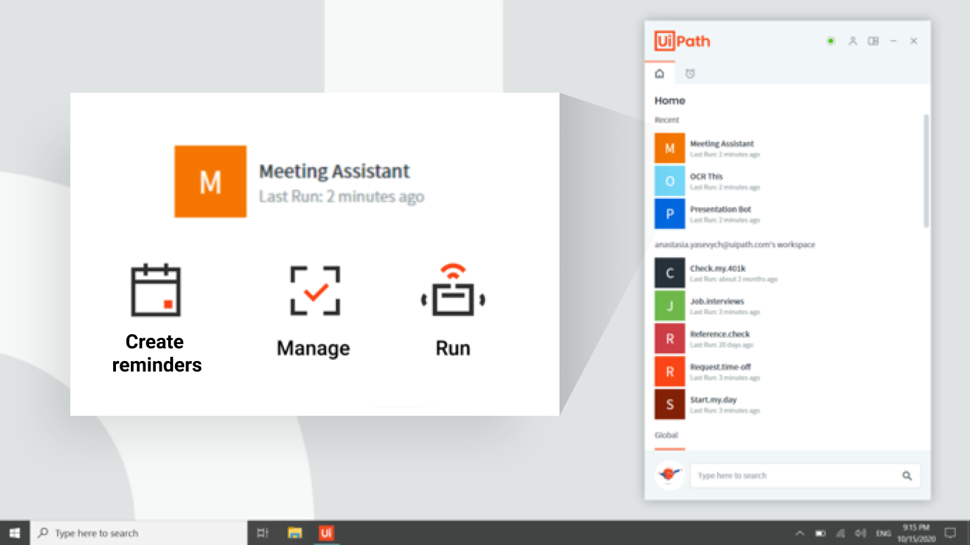 Attended Automation Bots In Workplace Uipath Attended Automation Bots In Workplace Uipath