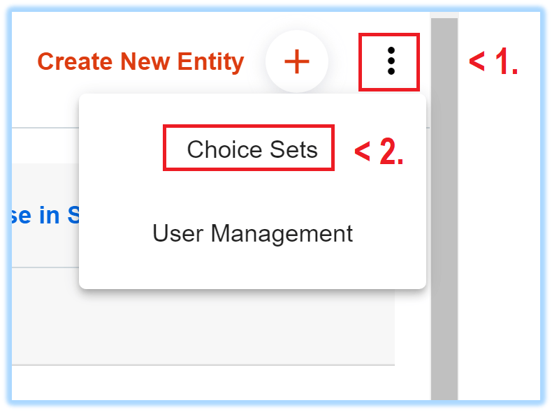 Creating the Choice Set in Data Services