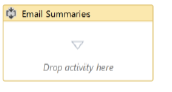 Change sequence name to Email Summaries by clicking on header