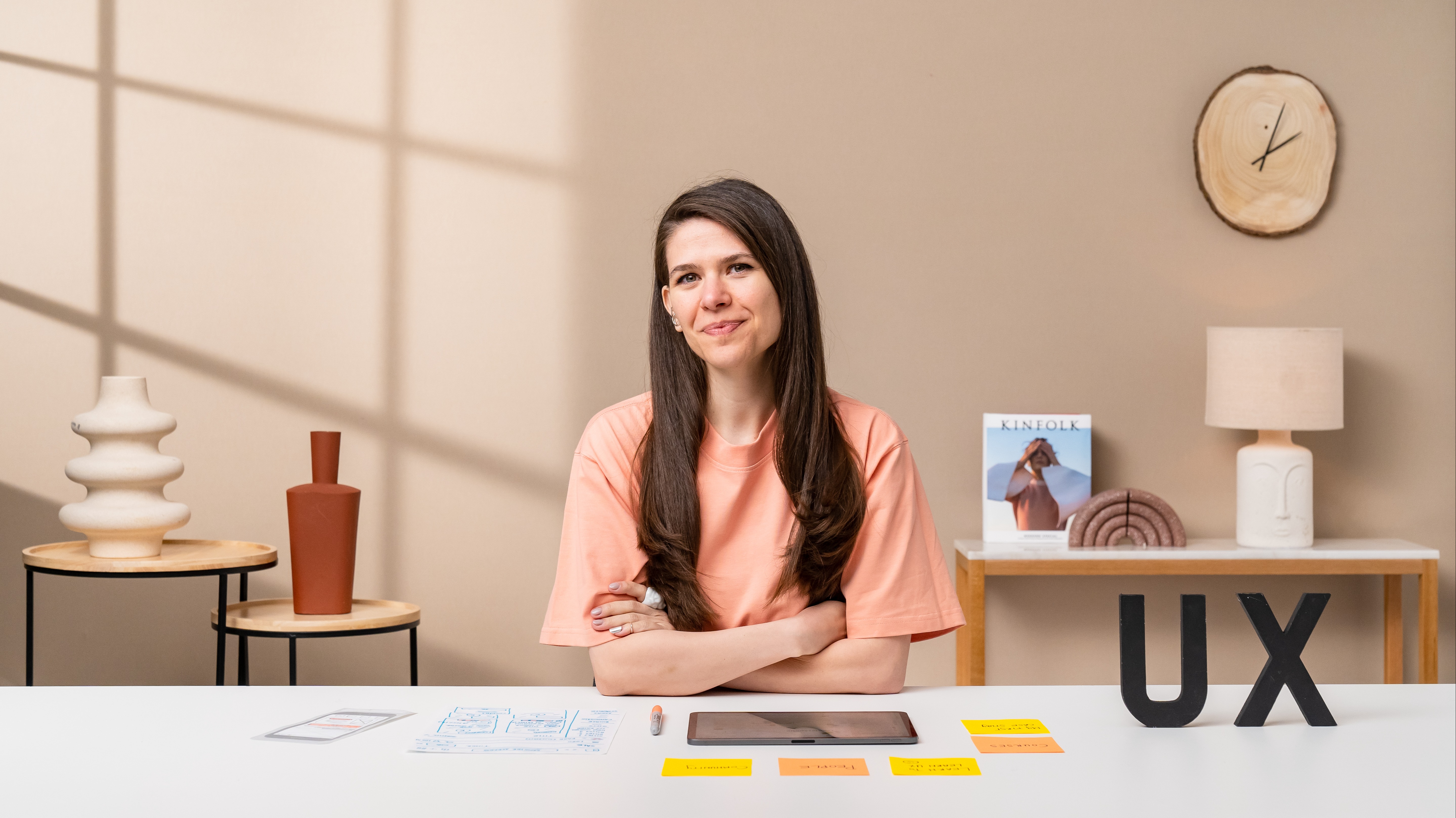 A portrait of Ioana Teleanu