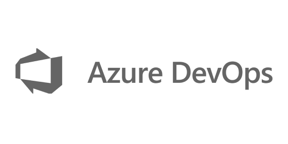 Logotipo do Azure DevOps em cinza