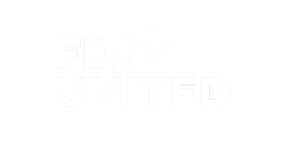 FDJ UNITED (Française des Jeux) logo white
