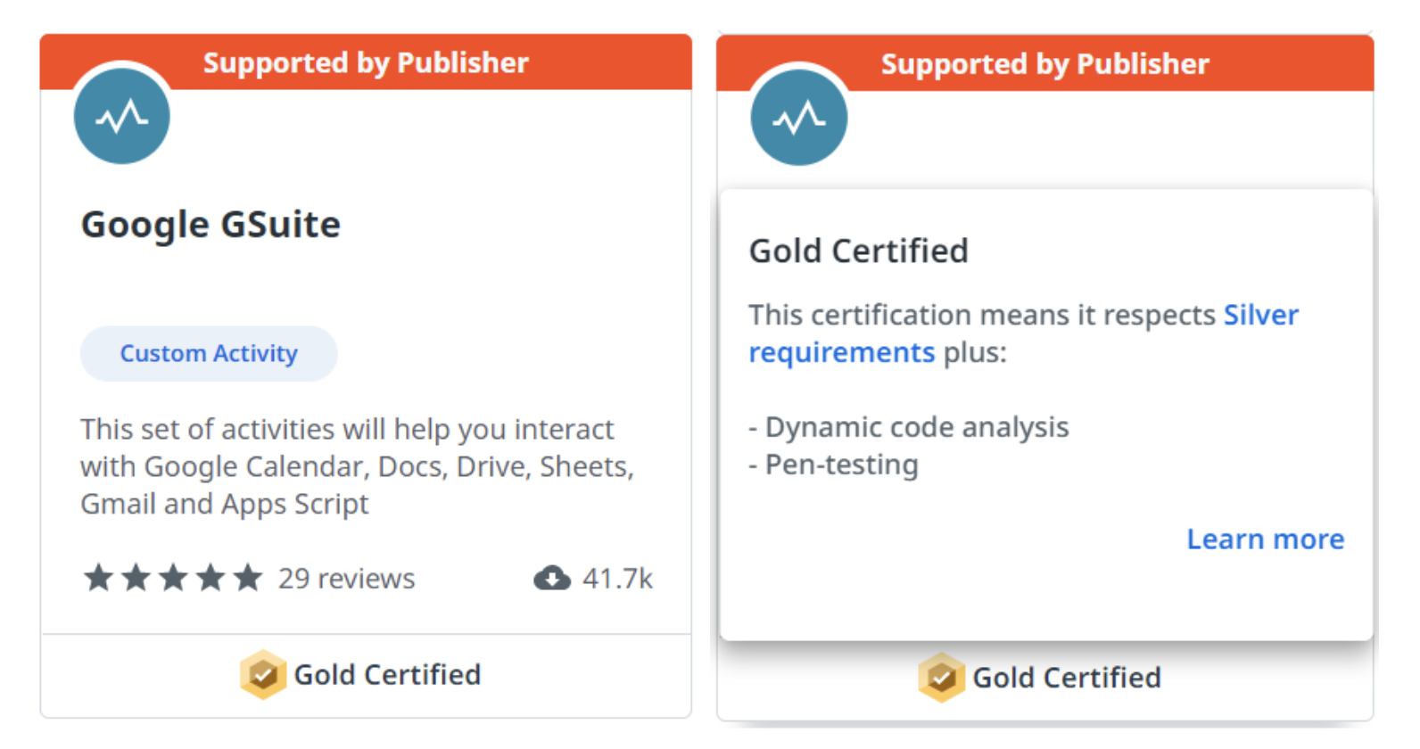 uipath marketplace gold certified example