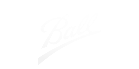 Ball Corporation logo white