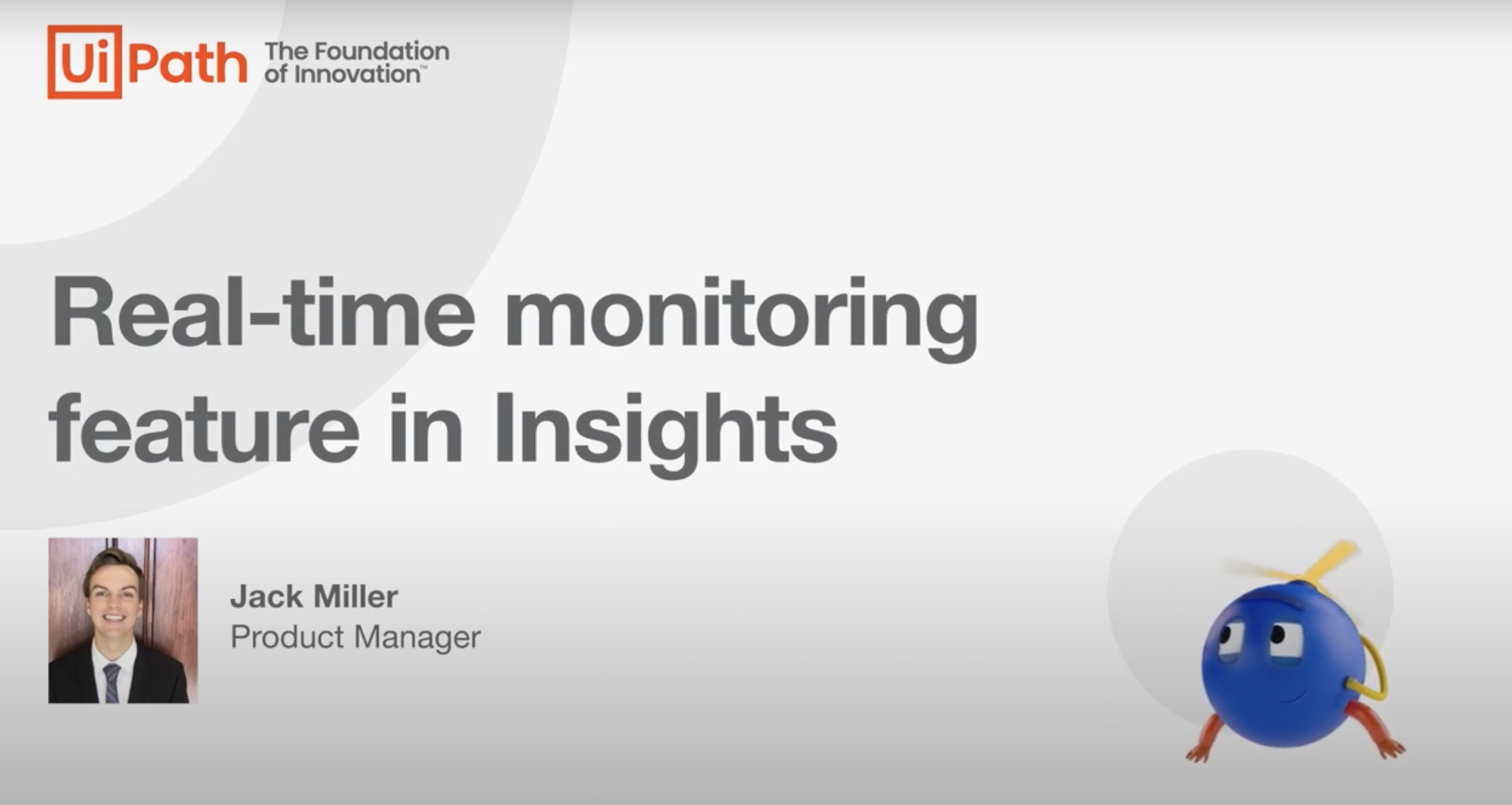 Real-time monitoring feature in UiPath Insights