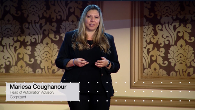 Mariesa Coughanour, Head of Automation Advisory, Cognizant discusses the company's automation journey.