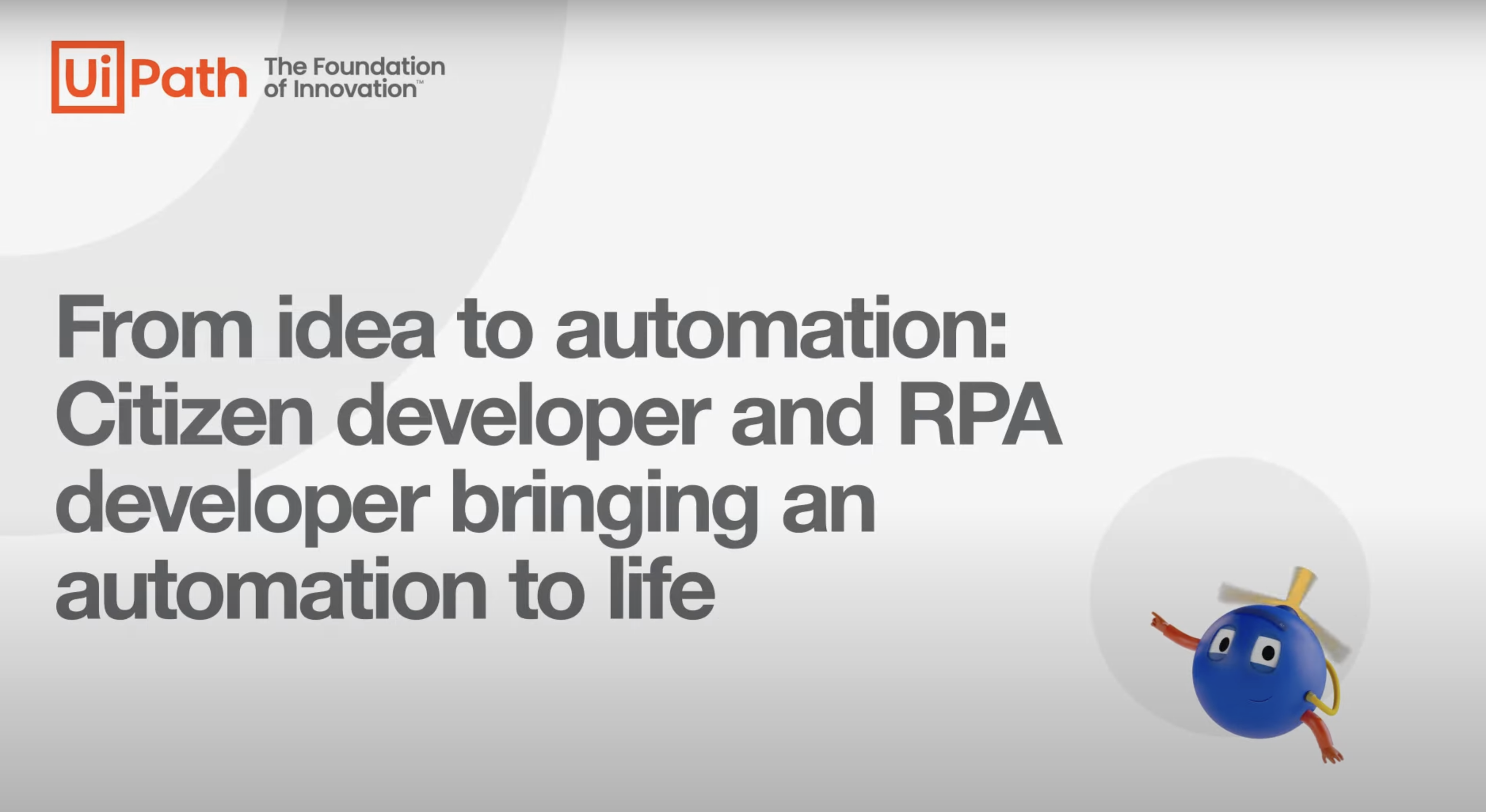 Citizen developer and RPA developer bringing an automation to life
