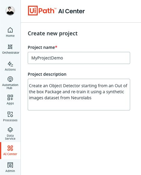 create an object detector