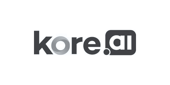 logotipo do kore.ai cinza