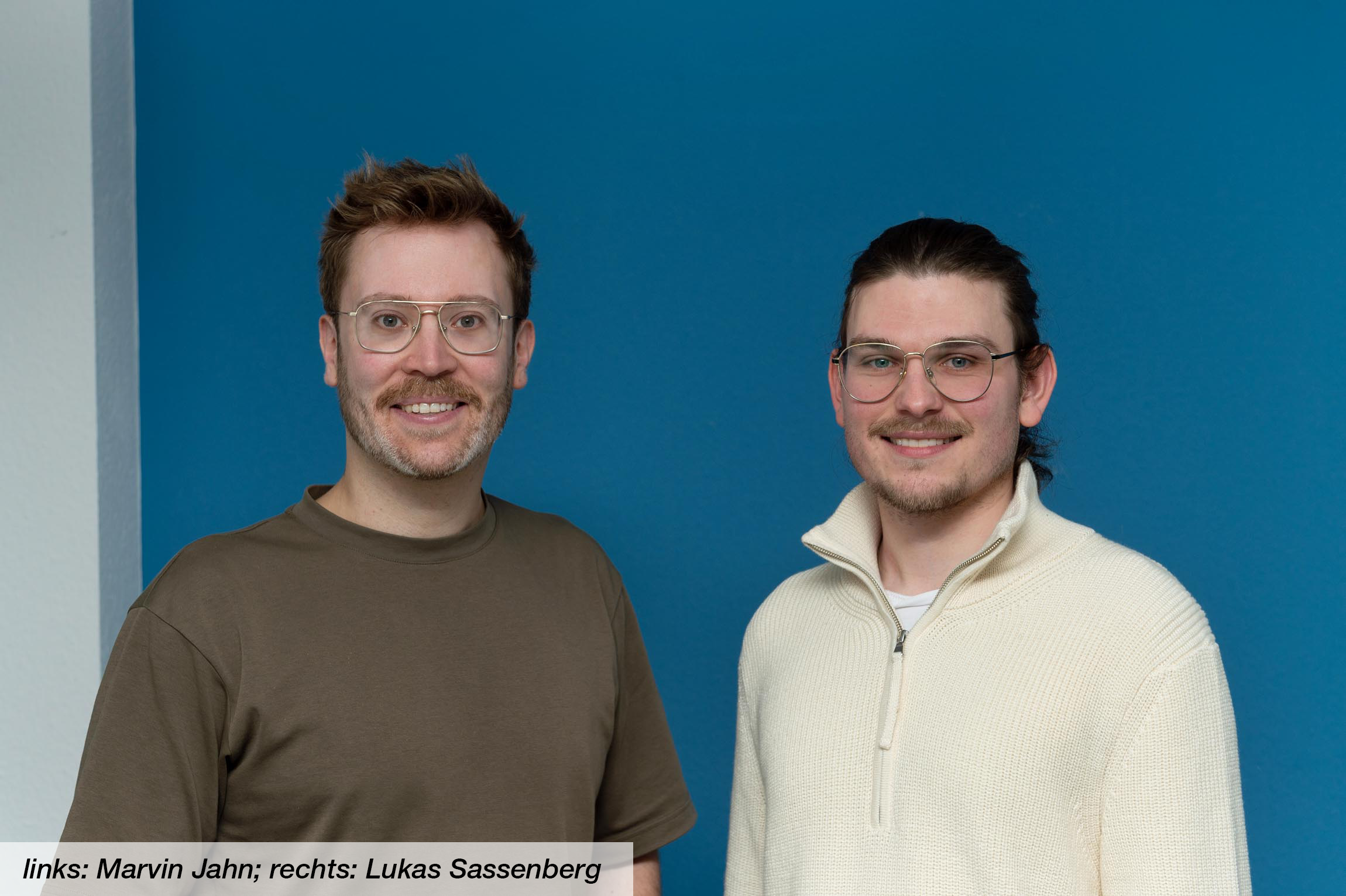 Lukas Sassenberg (rechts) und Marvin Jahn (links)