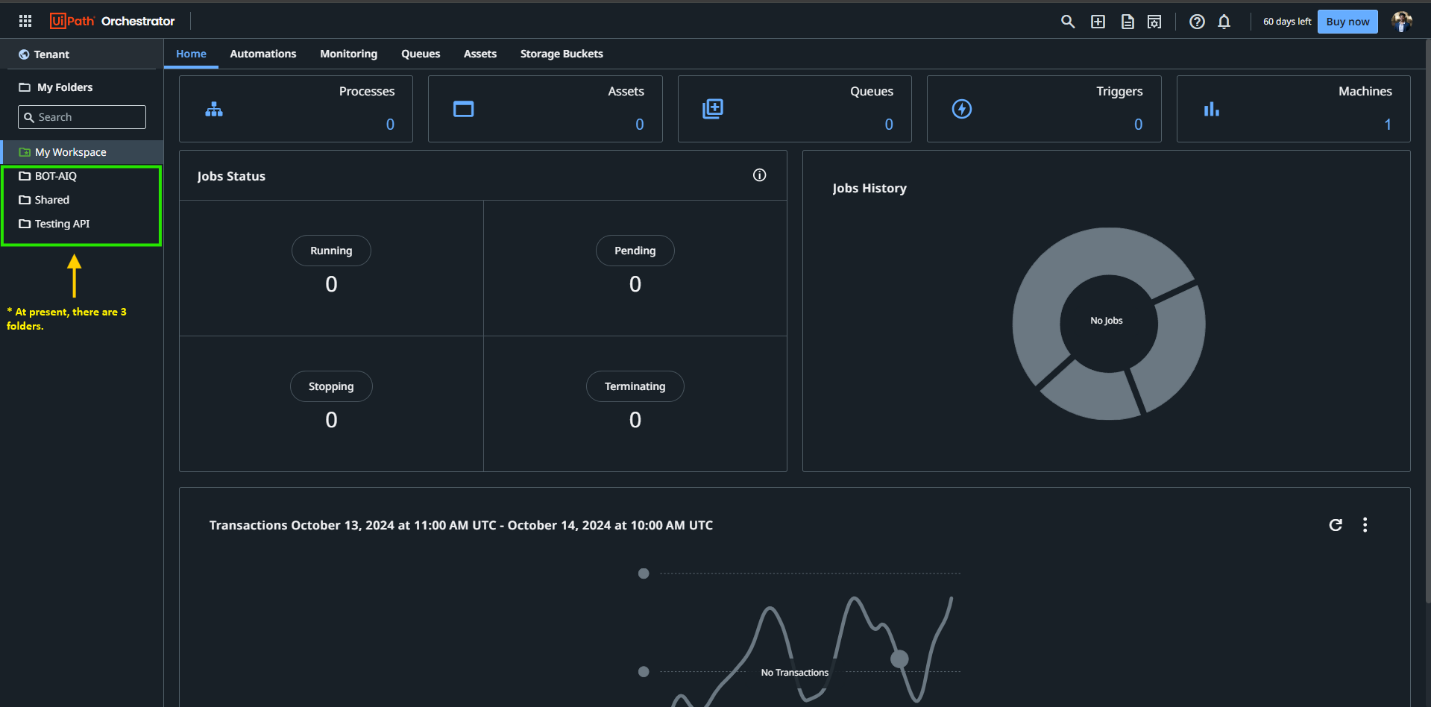 Image 5 “Folders on Orchestrator”