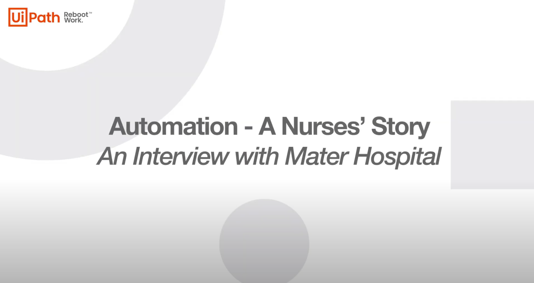 How Mater Hospital Experienced Benefits of Automation During COVID