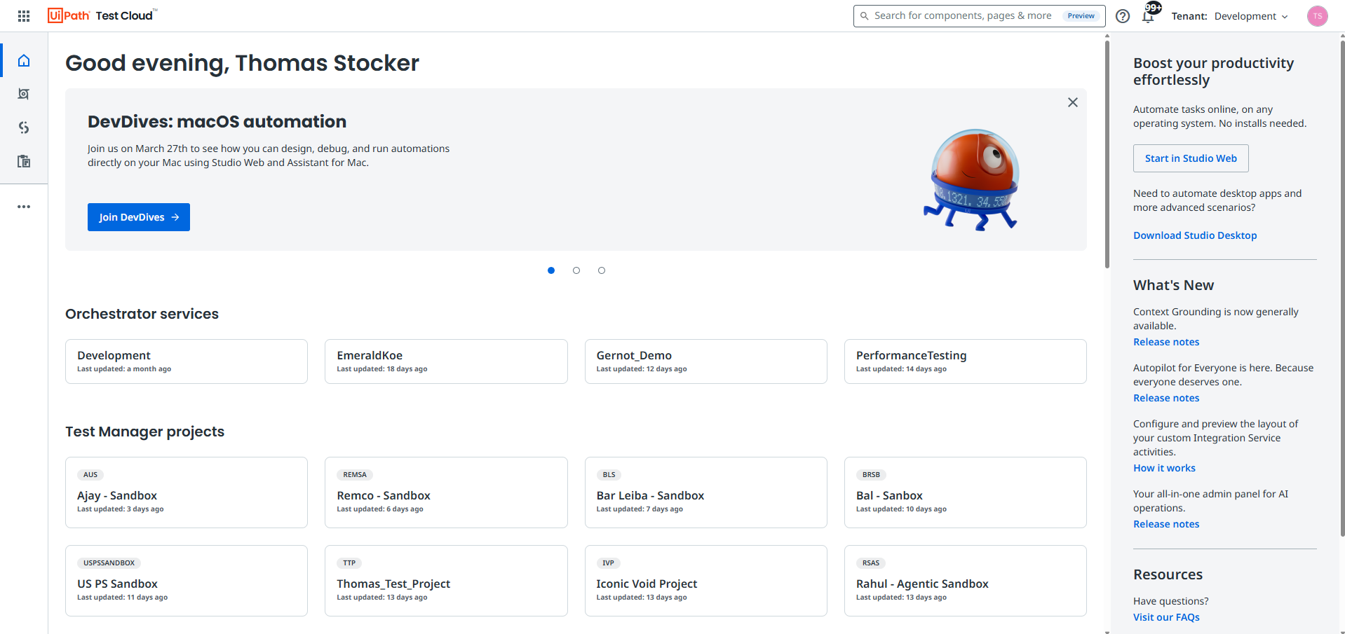 test cloud screenshot Thomas Stocker