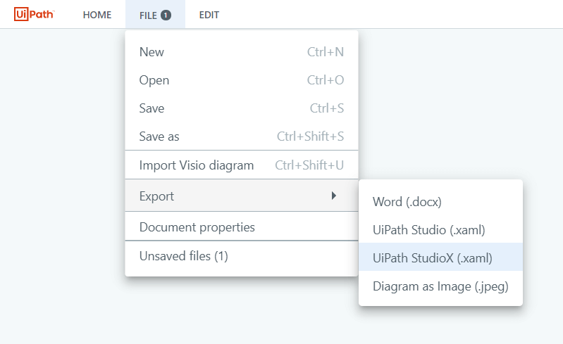 uipath studiox export enhancements january 2022