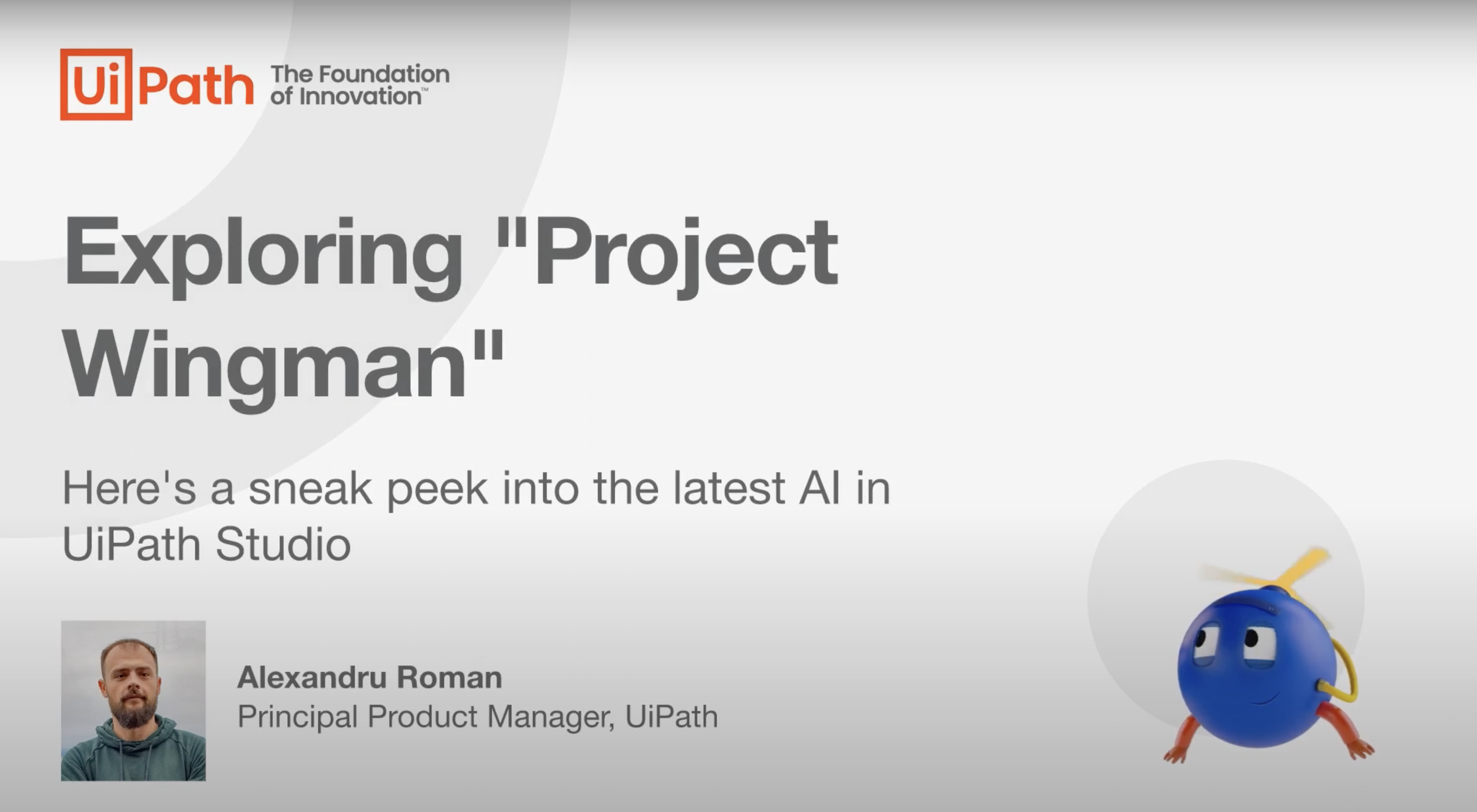 Exploring Project "Wingman"