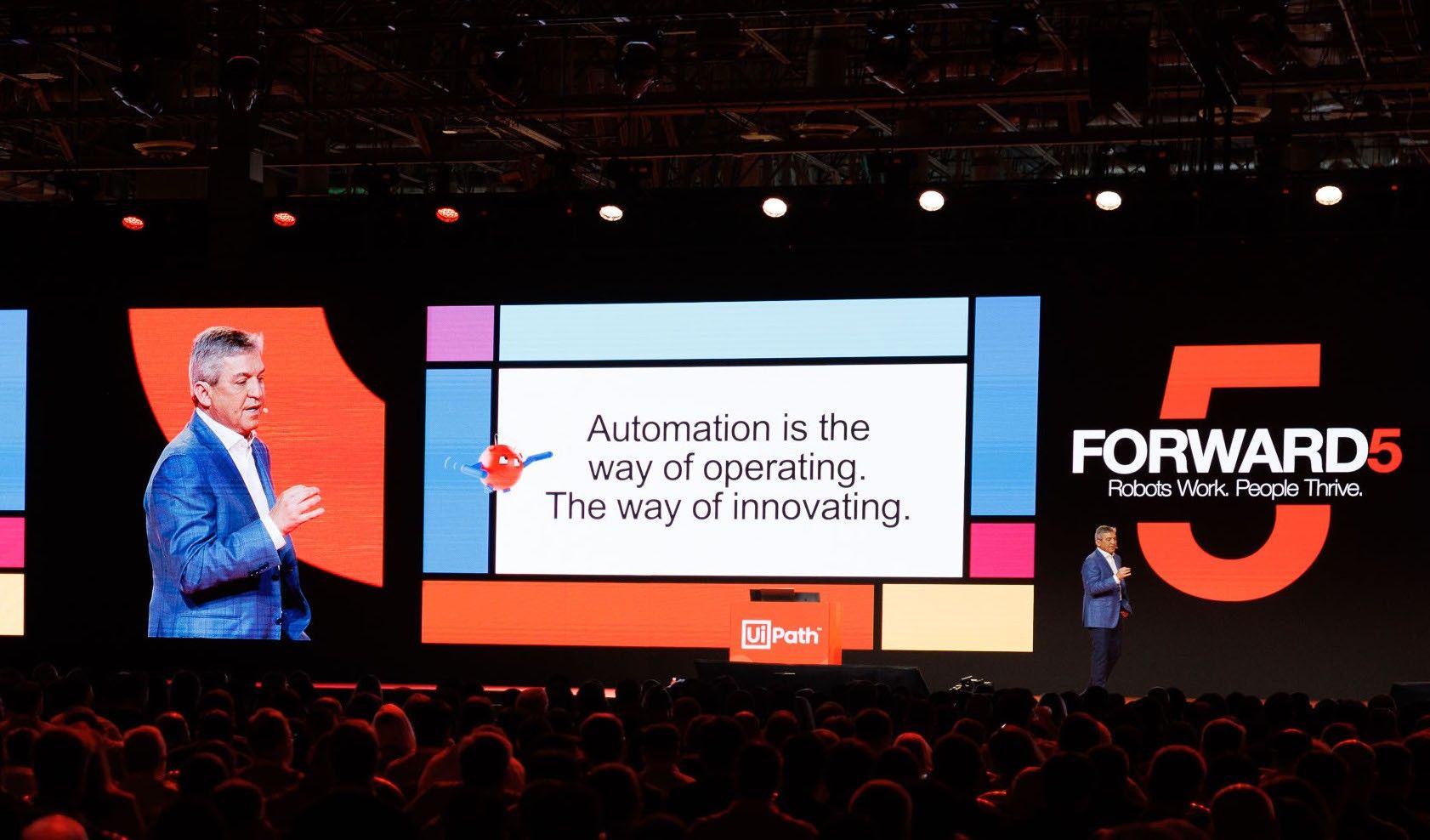 Rob Enslin UiPath FORWARD 5 automation conference keynote