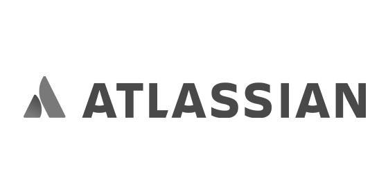 Logotipo do Atlassian em cinza