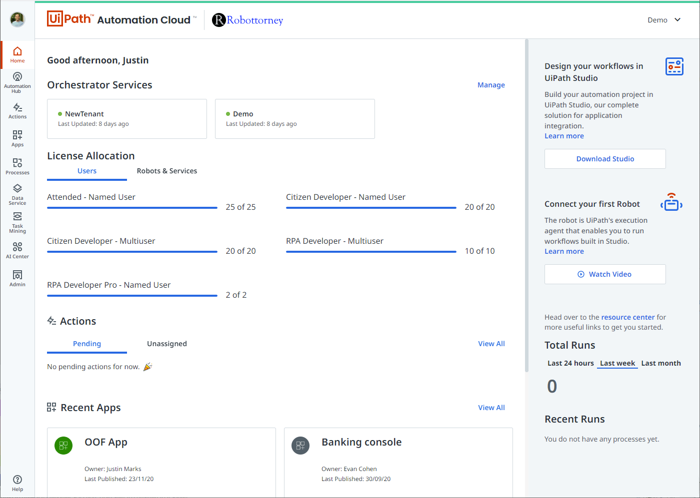 CloudHome apollo design system uipath