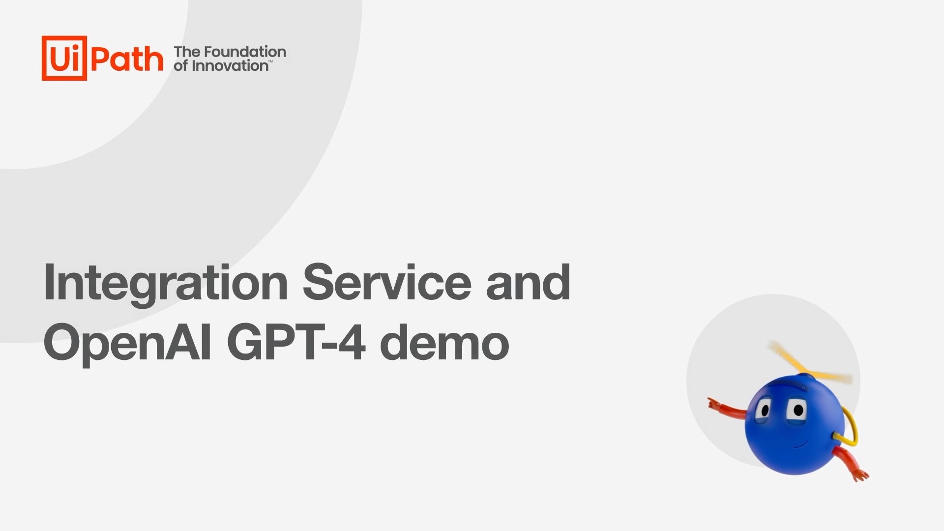 Integration Service and OpenAI GPT 4 demo