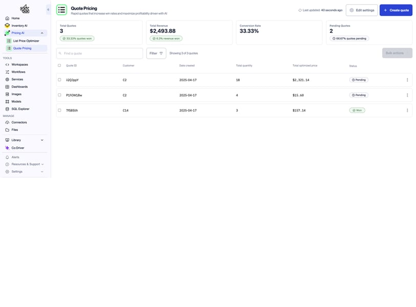 Quote Pricing - product image