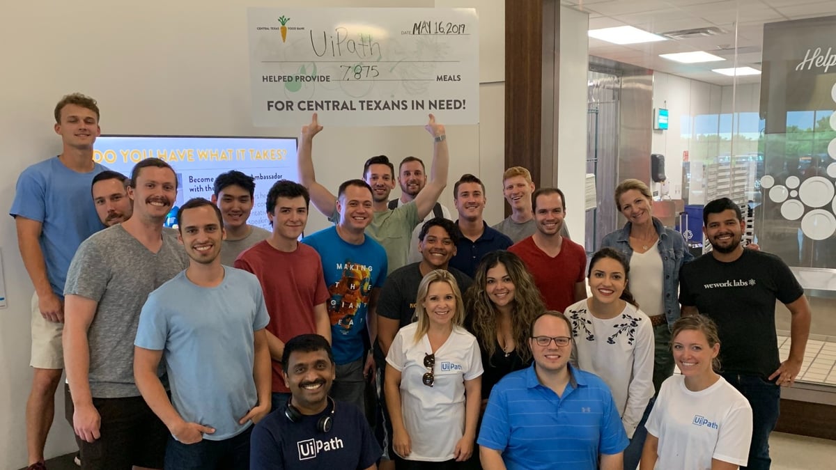 a photo of the UiPath Austin based Sales Team