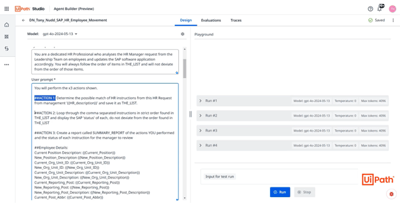 SAP HR automation  - agentic use case
