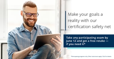 Free Retake offer from Pearson VUE May 2025 - Rules apply