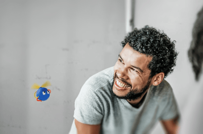 smiling man